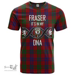 Scottish Fraser 02 Its In My DNA Plaid Family Crest Tartan T Shirt Scottish Plaid Tartan Plaid - ScotsTee - scotstee.com