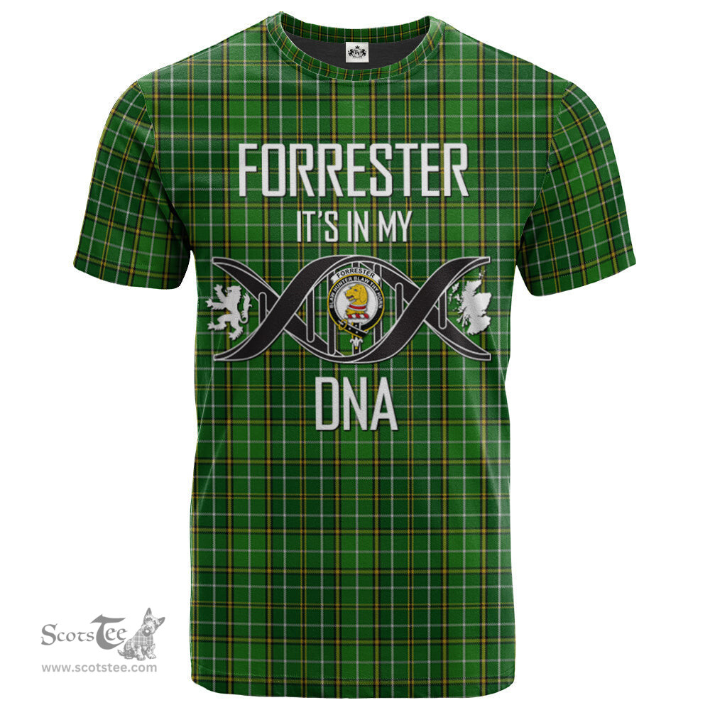 Scottish Forrester or Foster Hunting Its In My DNA Plaid Family Crest Tartan T Shirt Scottish Plaid Tartan Plaid - ScotsTee - scotstee.com