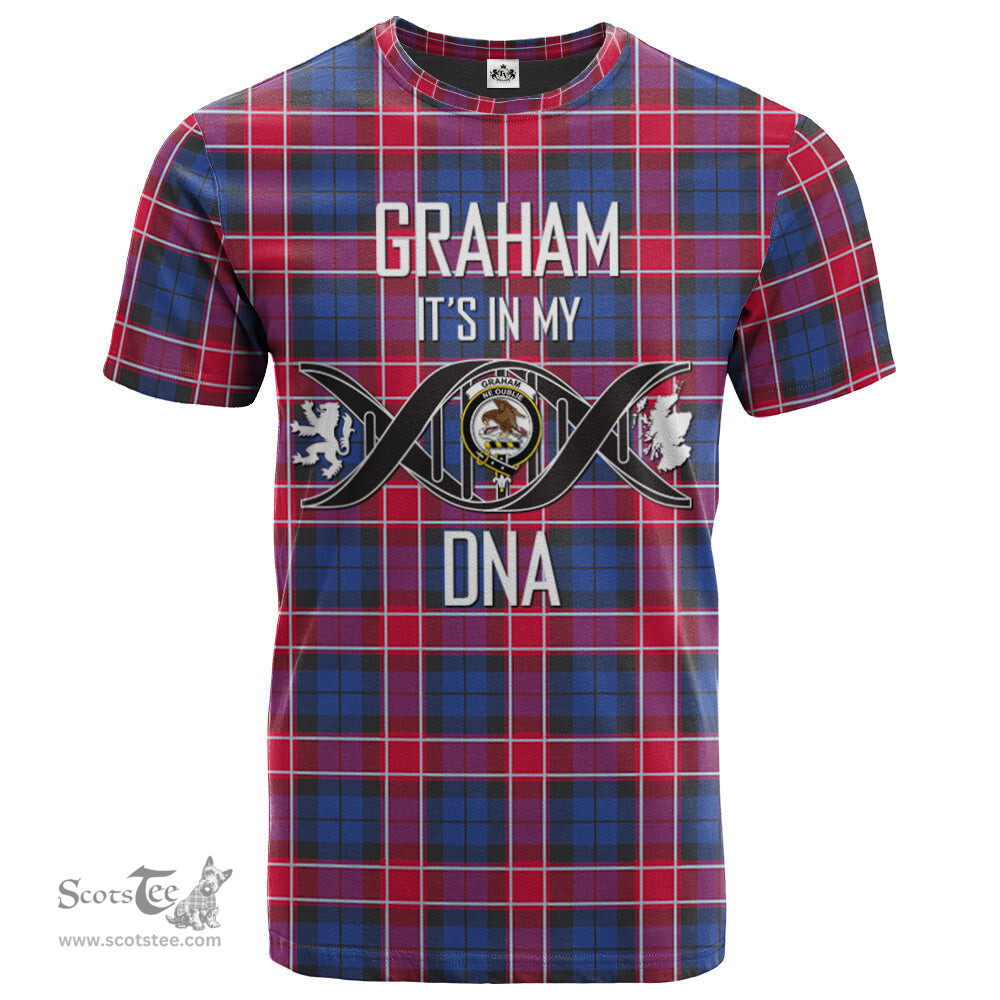 Scottish Graham of Menteith Red 02 Its In My DNA Plaid Family Crest Tartan T Shirt Scottish Plaid Tartan Plaid - ScotsTee - scotstee.com