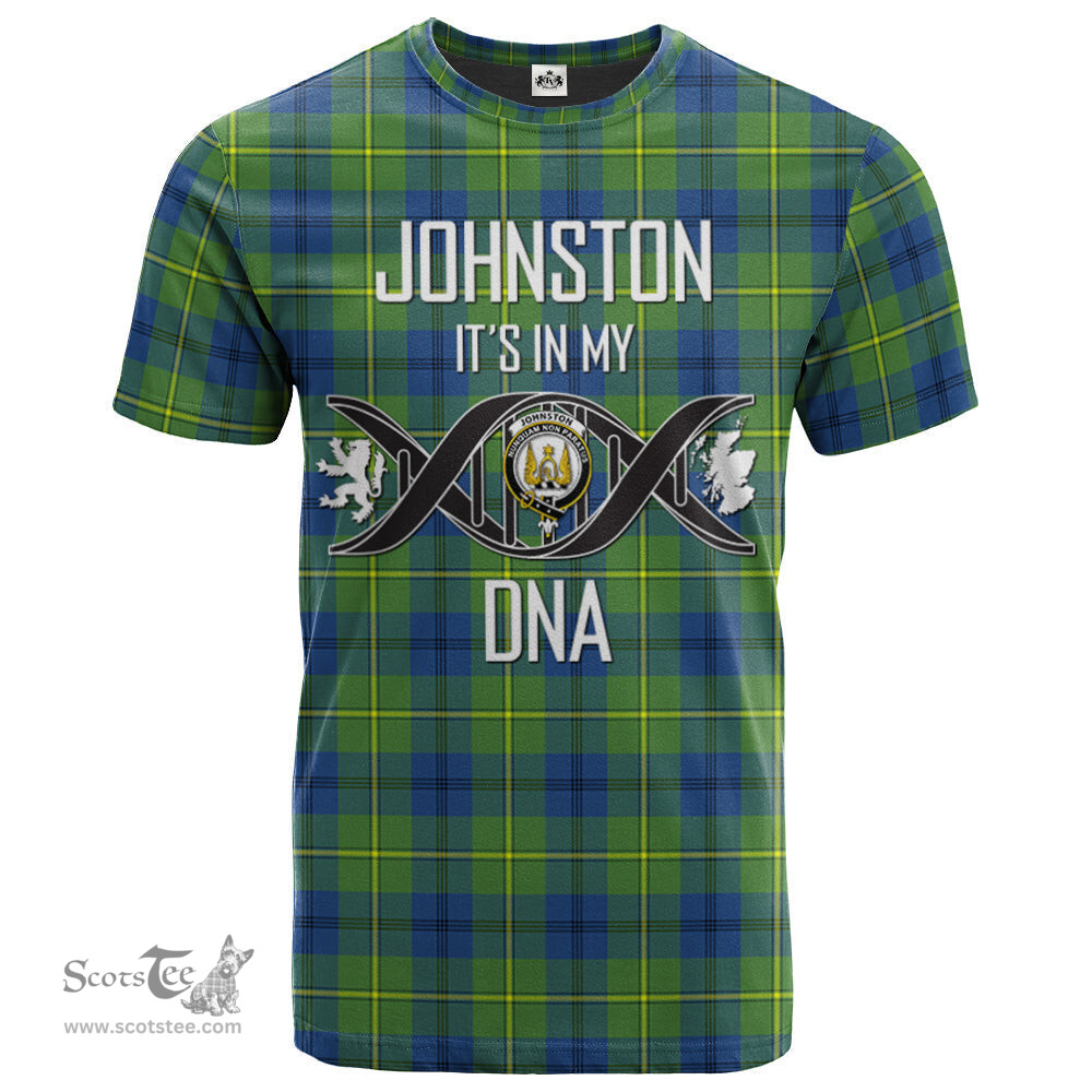Scottish Johnston Ancient Its In My DNA Plaid Family Crest Tartan T Shirt Scottish Plaid Tartan Plaid - ScotsTee - scotstee.com