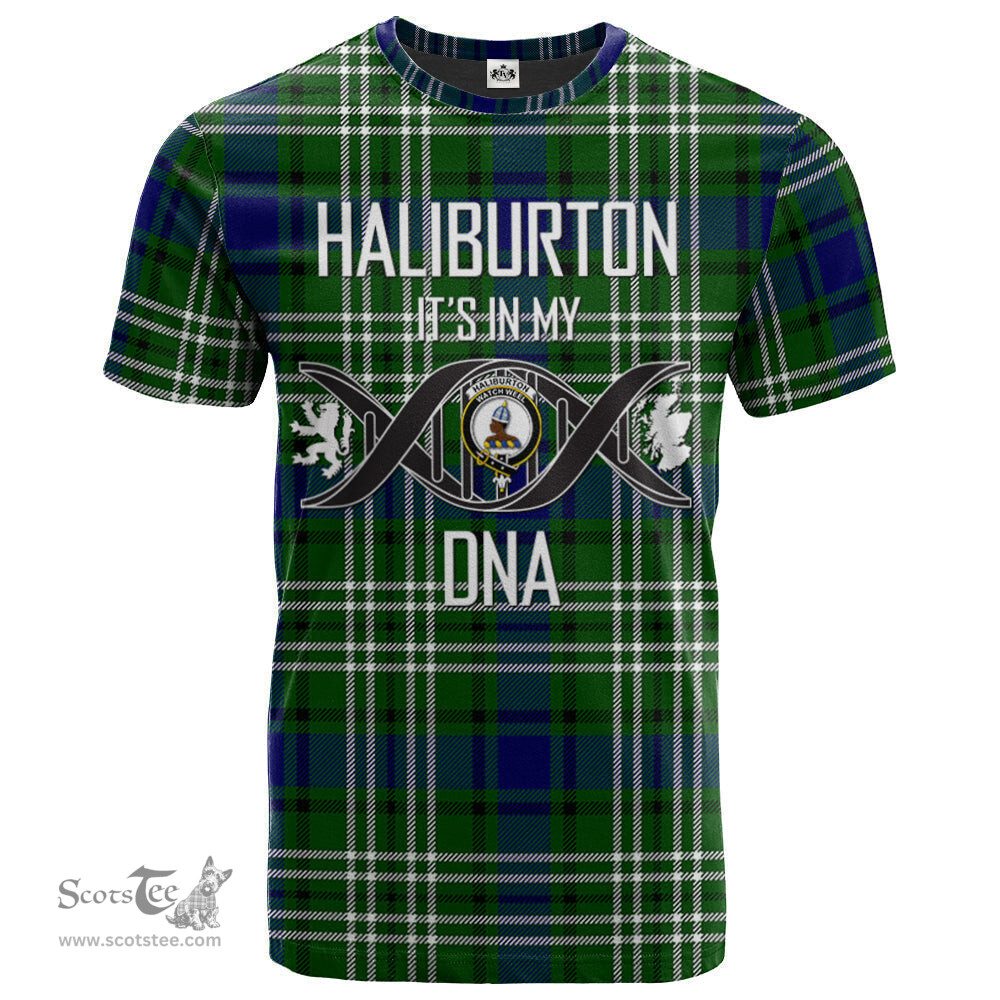 Scottish Haliburton Its In My DNA Plaid Family Crest Tartan T Shirt Scottish Plaid Tartan Plaid - ScotsTee - scotstee.com