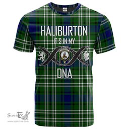 Scottish Haliburton Its In My DNA Plaid Family Crest Tartan T Shirt Scottish Plaid Tartan Plaid - ScotsTee - scotstee.com