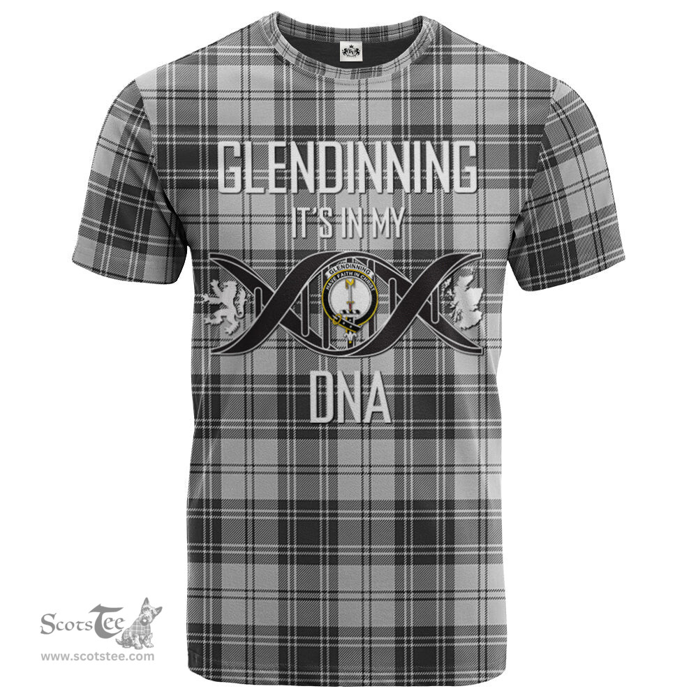 Scottish Glendinning Its In My DNA Plaid Family Crest Tartan T Shirt Scottish Plaid Tartan Plaid - ScotsTee - scotstee.com