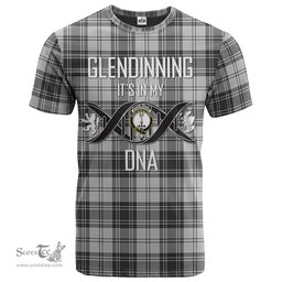 Scottish Glendinning Its In My DNA Plaid Family Crest Tartan T Shirt Scottish Plaid Tartan Plaid - ScotsTee - scotstee.com