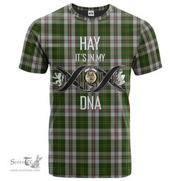 Scottish Hay White Dress Its In My DNA Plaid Family Crest Tartan T Shirt Scottish Plaid Tartan Plaid - ScotsTee - scotstee.com