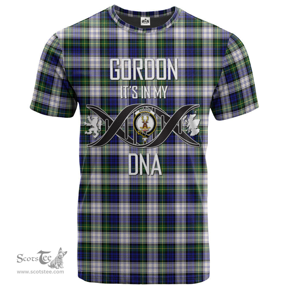 Scottish Gordon Dress Modern Its In My DNA Plaid Family Crest Tartan T Shirt Scottish Plaid Tartan Plaid - ScotsTee - scotstee.com