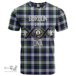 Scottish Gordon Dress Modern Its In My DNA Plaid Family Crest Tartan T Shirt Scottish Plaid Tartan Plaid - ScotsTee - scotstee.com