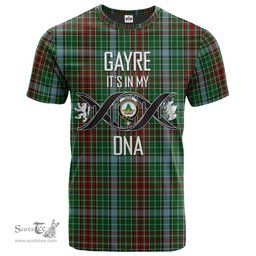 Scottish Gayre Its In My DNA Plaid Family Crest Tartan T Shirt Scottish Plaid Tartan Plaid - ScotsTee - scotstee.com