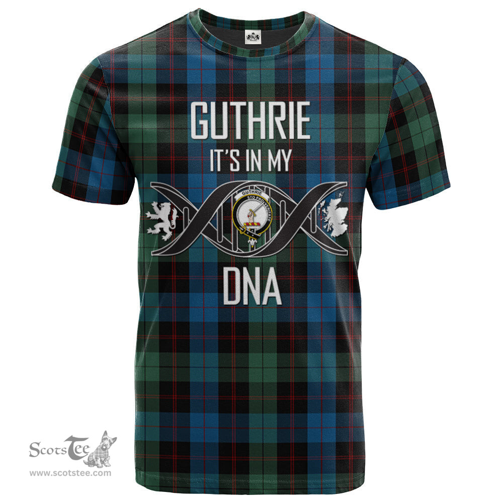 Scottish Guthrie Its In My DNA Plaid Family Crest Tartan T Shirt Scottish Plaid Tartan Plaid - ScotsTee - scotstee.com