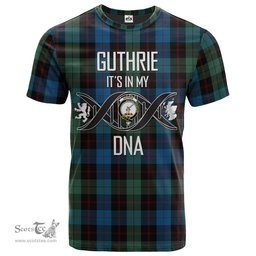 Scottish Guthrie Its In My DNA Plaid Family Crest Tartan T Shirt Scottish Plaid Tartan Plaid - ScotsTee - scotstee.com