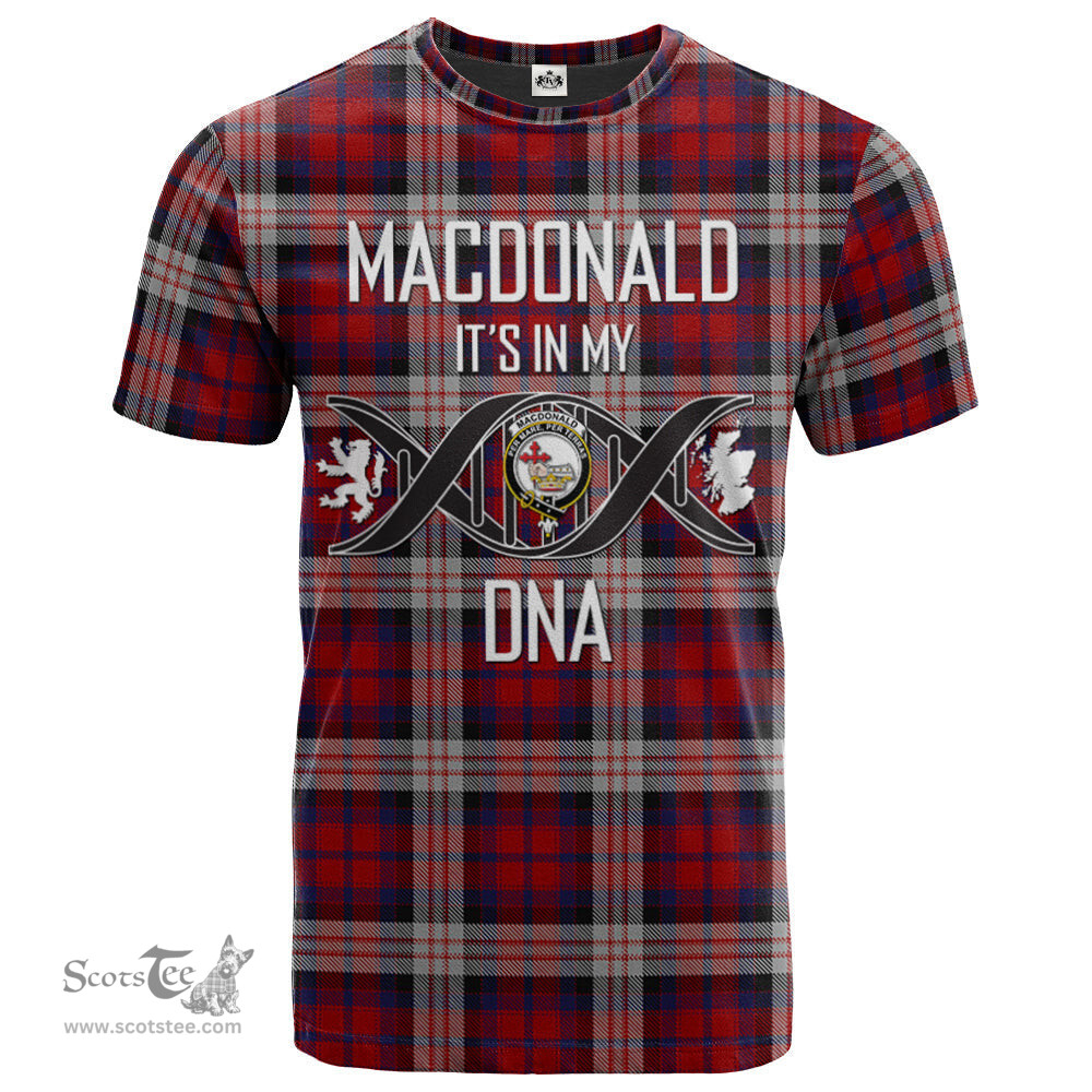 Scottish MacDonald Dress Irish Its In My DNA Plaid Family Crest Tartan T Shirt Scottish Plaid Tartan Plaid - ScotsTee - scotstee.com