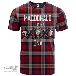 Scottish MacDonald Dress Irish Its In My DNA Plaid Family Crest Tartan T Shirt Scottish Plaid Tartan Plaid - ScotsTee - scotstee.com