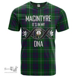 Scottish MacIntyre Hunting Its In My DNA Plaid Family Crest Tartan T Shirt Scottish Plaid Tartan Plaid - ScotsTee - scotstee.com