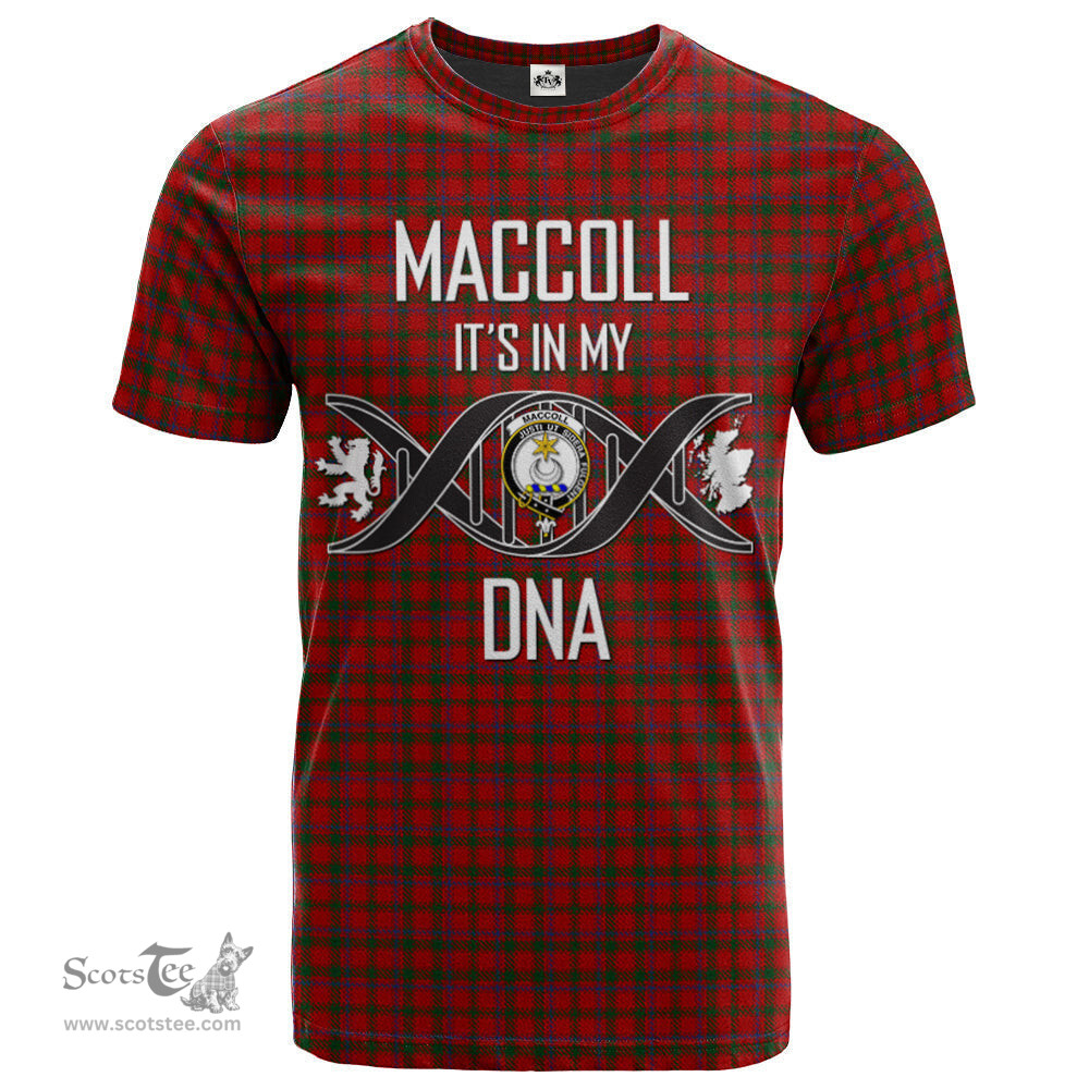 Scottish MacColl 03 Its In My DNA Plaid Family Crest Tartan T Shirt Scottish Plaid Tartan Plaid - ScotsTee - scotstee.com