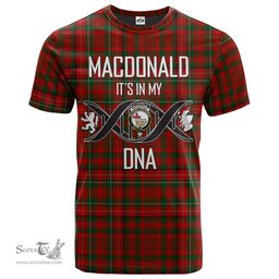 Scottish MacDonald of Staffa 01 Its In My DNA Plaid Family Crest Tartan T Shirt Scottish Plaid Tartan Plaid - ScotsTee - scotstee.com