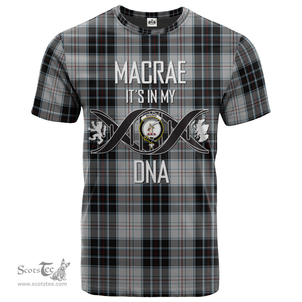 Scottish MacRae Dress Its In My DNA Plaid Family Crest Tartan T Shirt Scottish Plaid Tartan Plaid - ScotsTee - scotstee.com