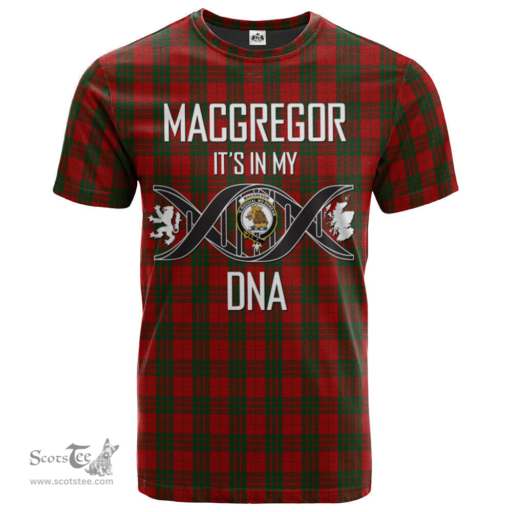 Scottish MacGregor of Glenstrae Its In My DNA Plaid Family Crest Tartan T Shirt Scottish Plaid Tartan Plaid - ScotsTee - scotstee.com