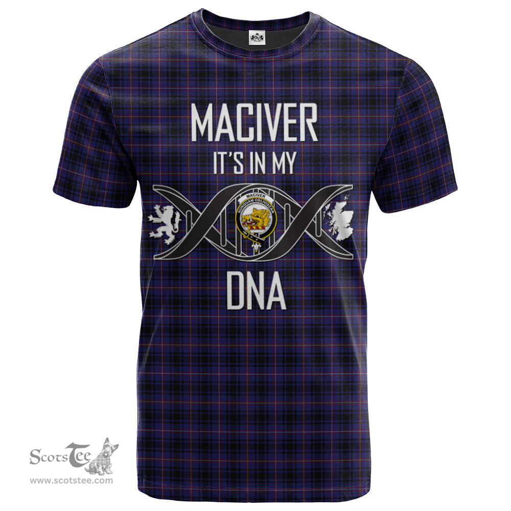 Scottish MacIver of Strome Its In My DNA Plaid Family Crest Tartan T Shirt Scottish Plaid Tartan Plaid - ScotsTee - scotstee.com
