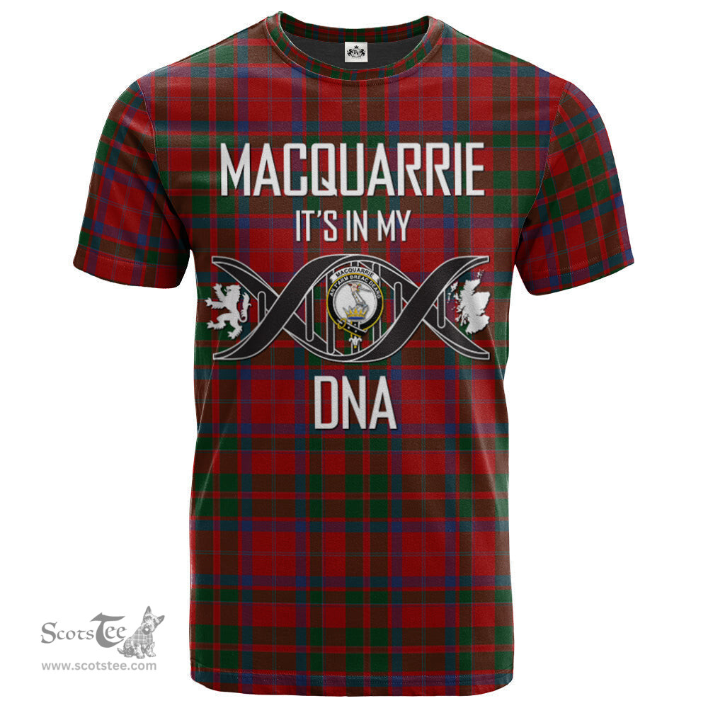 Scottish MacQuarrie 03 Its In My DNA Plaid Family Crest Tartan T Shirt Scottish Plaid Tartan Plaid - ScotsTee - scotstee.com