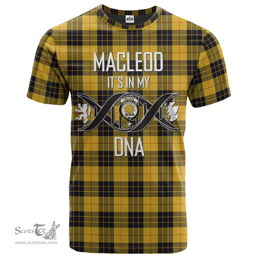 Scottish MacLeod of Lewis Ancient Its In My DNA Plaid Family Crest Tartan T Shirt Scottish Plaid Tartan Plaid - ScotsTee - scotstee.com