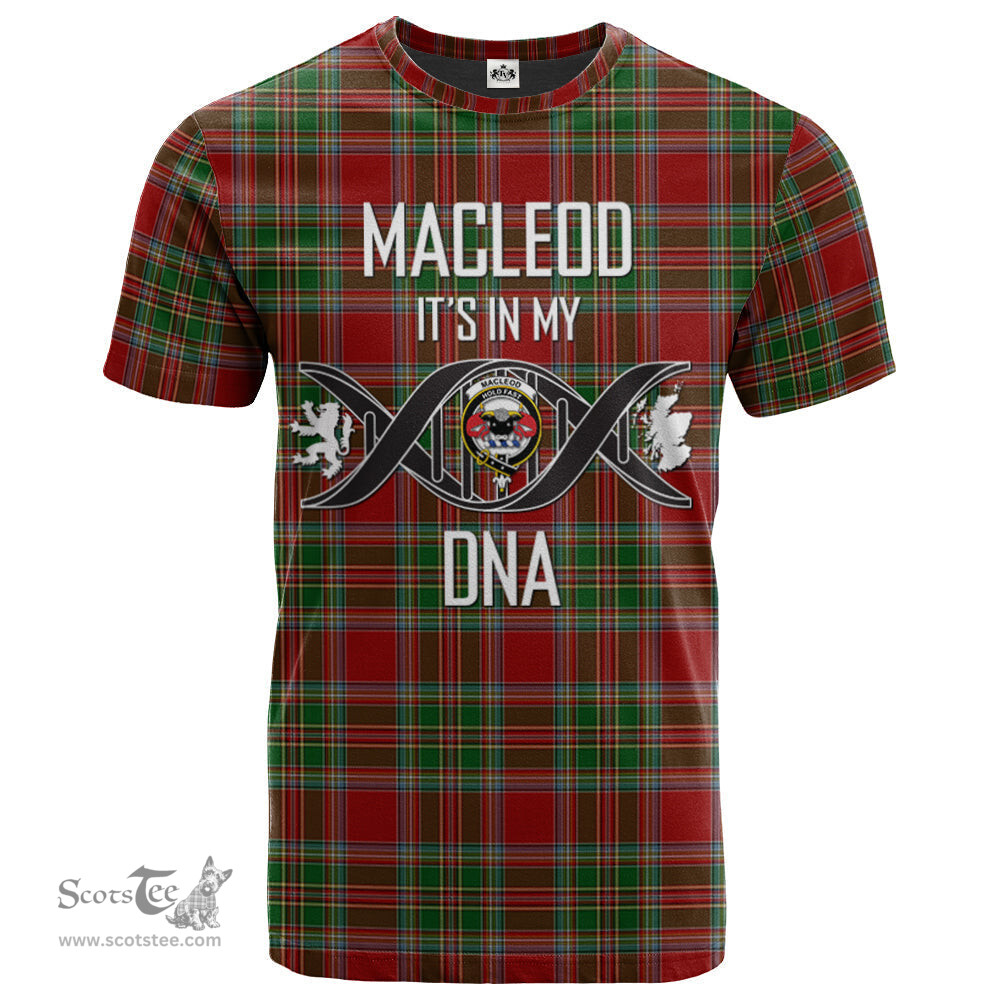 Scottish MacLeod of Gesto 02 Its In My DNA Plaid Family Crest Tartan T Shirt Scottish Plaid Tartan Plaid - ScotsTee - scotstee.com
