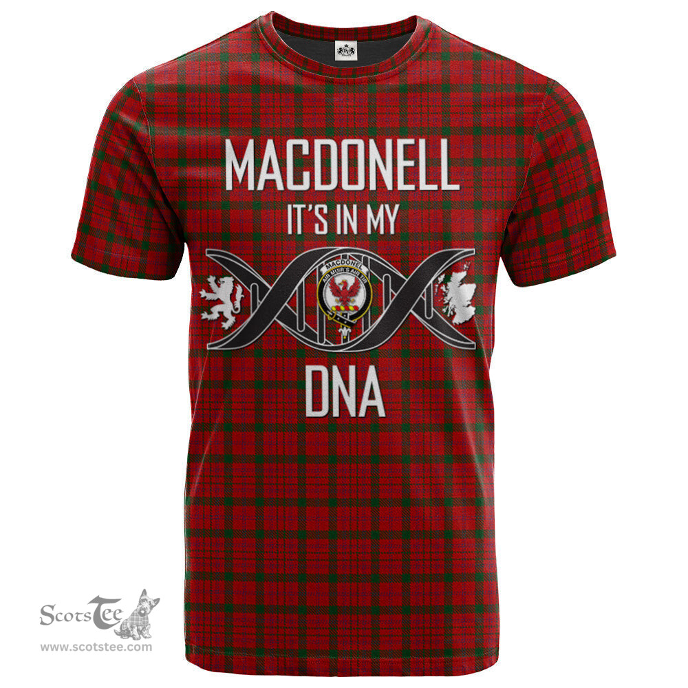 Scottish MacDonell of Keppoch 02 Its In My DNA Plaid Family Crest Tartan T Shirt Scottish Plaid Tartan Plaid - ScotsTee - scotstee.com