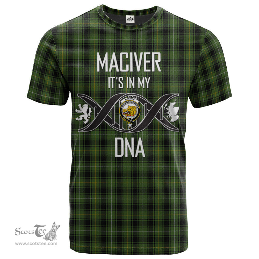 Scottish MacIver Hunting Its In My DNA Plaid Family Crest Tartan T Shirt Scottish Plaid Tartan Plaid - ScotsTee - scotstee.com