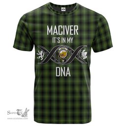 Scottish MacIver Hunting Its In My DNA Plaid Family Crest Tartan T Shirt Scottish Plaid Tartan Plaid - ScotsTee - scotstee.com