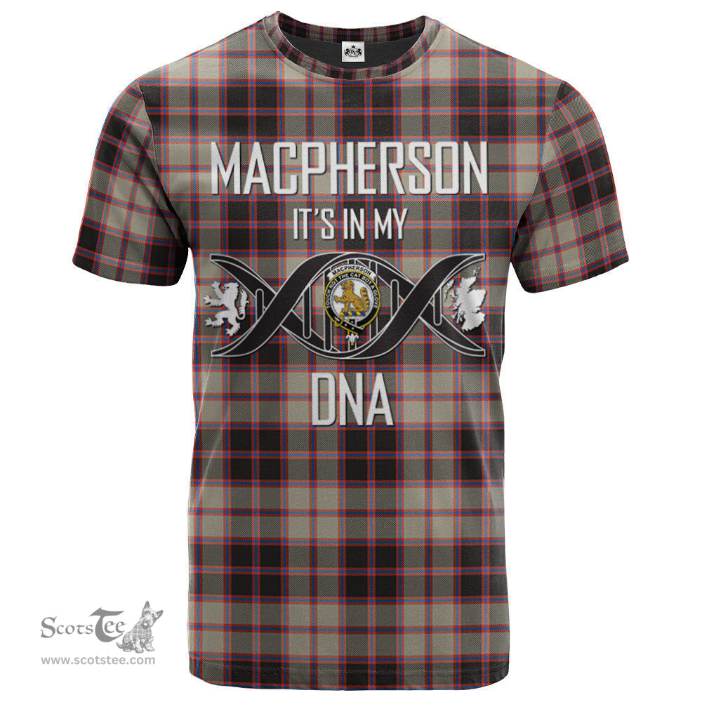 Scottish MacPherson Hunting Ancient Its In My DNA Plaid Family Crest Tartan T Shirt Scottish Plaid Tartan Plaid - ScotsTee - scotstee.com