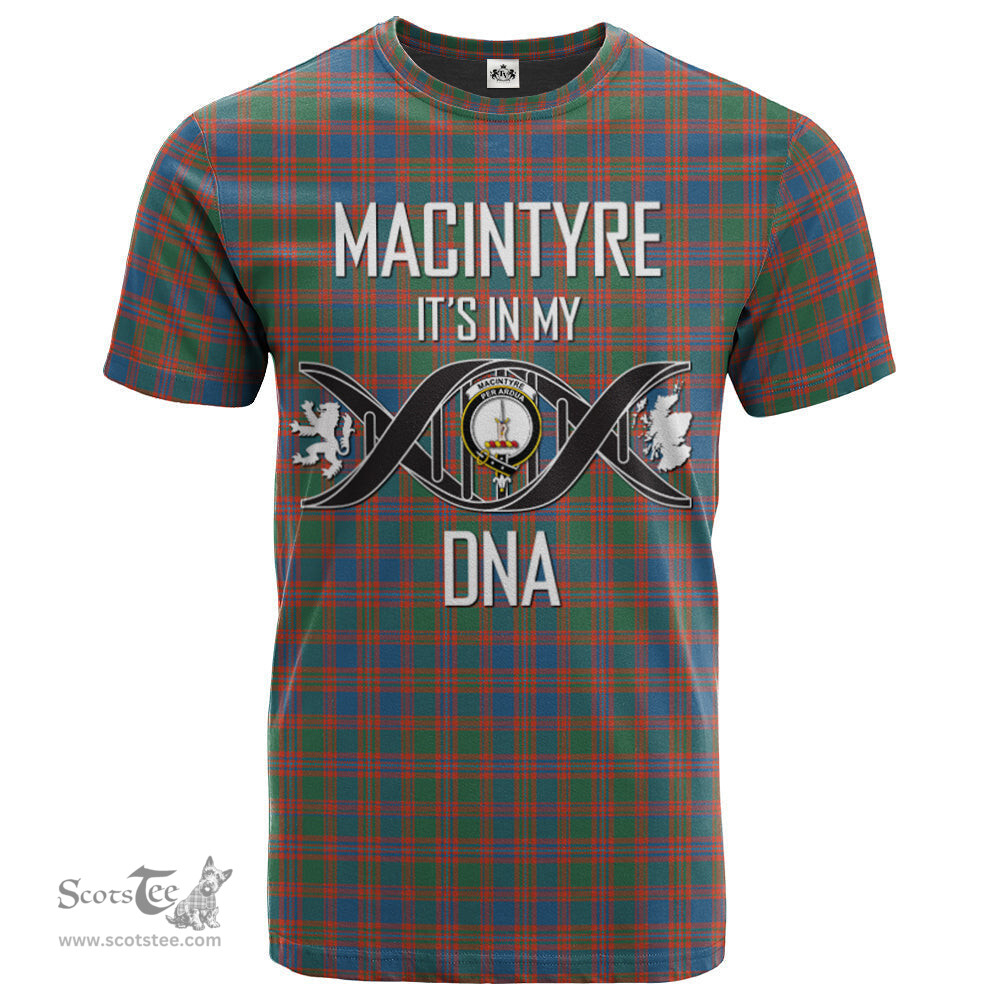 Scottish MacIntyre Ancient Its In My DNA Plaid Family Crest Tartan T Shirt Scottish Plaid Tartan Plaid - ScotsTee - scotstee.com