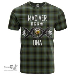 Scottish MacIver Family Its In My DNA Plaid Family Crest Tartan T Shirt Scottish Plaid Tartan Plaid - ScotsTee - scotstee.com