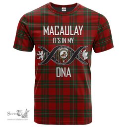 Scottish MacAulay MacGregor Its In My DNA Plaid Family Crest Tartan T Shirt Scottish Plaid Tartan Plaid - ScotsTee - scotstee.com