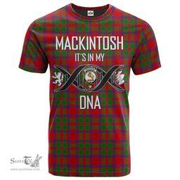 Scottish MacKintosh Modern Its In My DNA Plaid Family Crest Tartan T Shirt Scottish Plaid Tartan Plaid - ScotsTee - scotstee.com