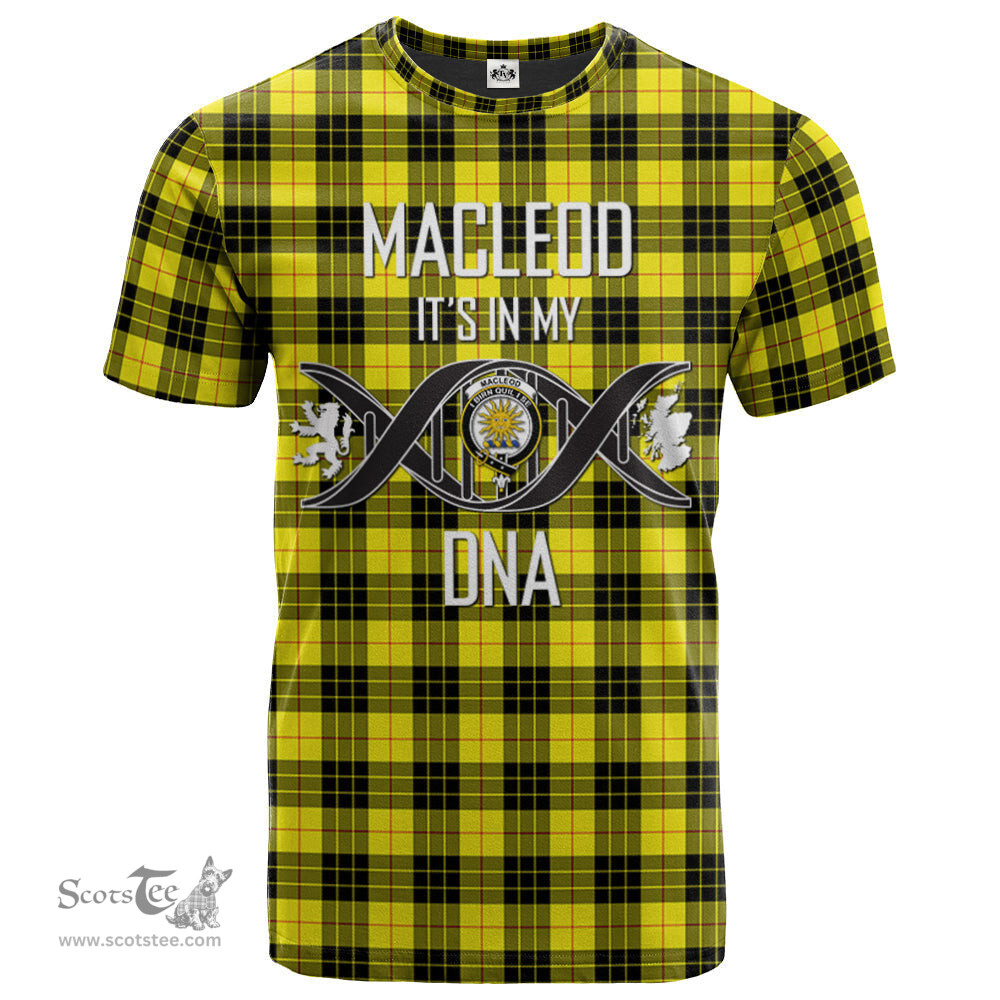 Scottish MacLeod of Lewis Modern Its In My DNA Plaid Family Crest Tartan T Shirt Scottish Plaid Tartan Plaid - ScotsTee - scotstee.com