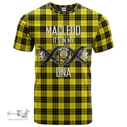 Scottish MacLeod of Lewis Modern Its In My DNA Plaid Family Crest Tartan T Shirt Scottish Plaid Tartan Plaid - ScotsTee - scotstee.com