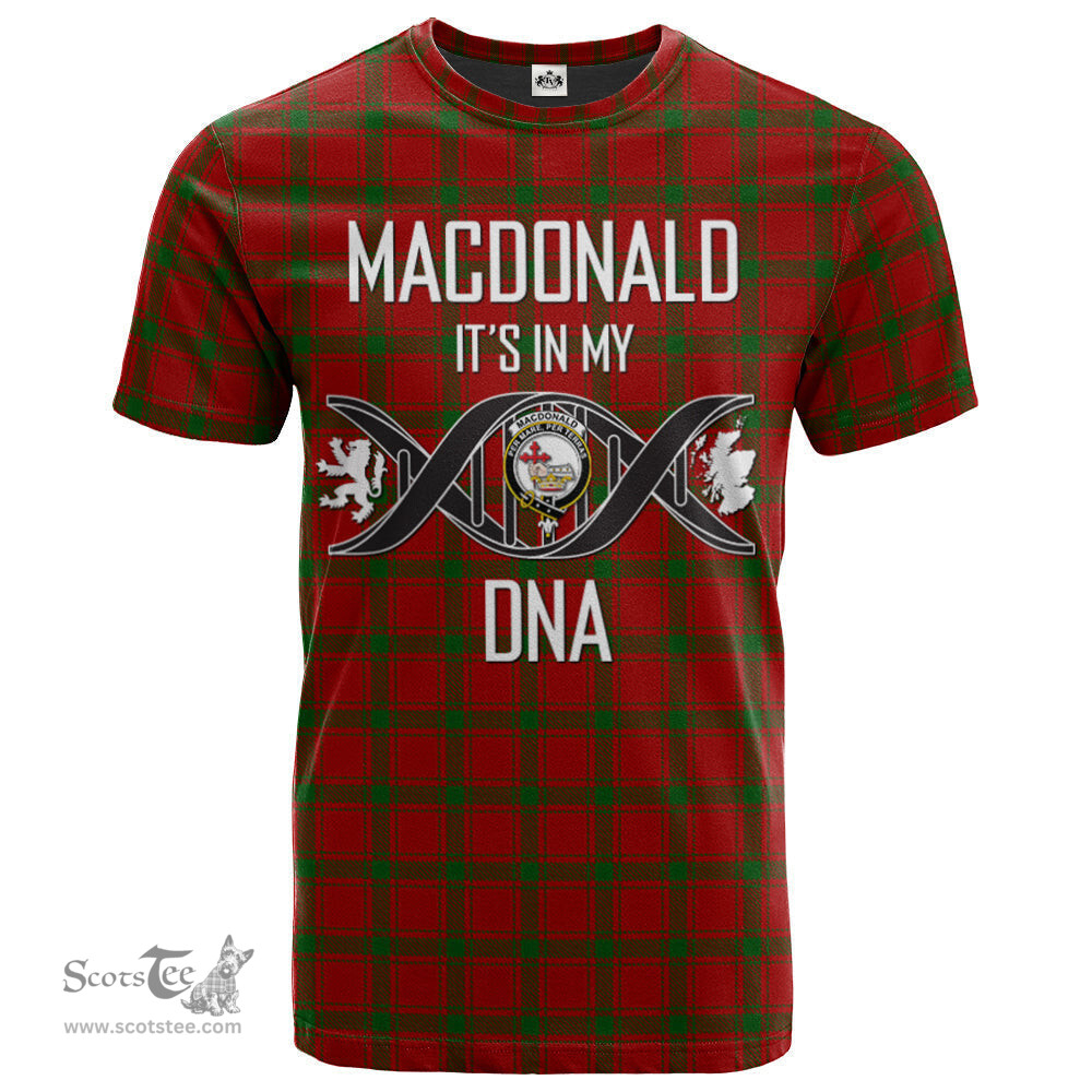 Scottish MacDonald of Sleat Its In My DNA Plaid Family Crest Tartan T Shirt Scottish Plaid Tartan Plaid - ScotsTee - scotstee.com