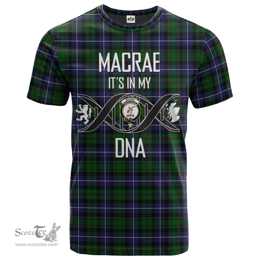 Scottish MacRae Hunting 02 Its In My DNA Plaid Family Crest Tartan T Shirt Scottish Plaid Tartan Plaid - ScotsTee - scotstee.com