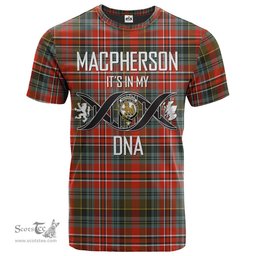 Scottish MacPherson Weathered Its In My DNA Plaid Family Crest Tartan T Shirt Scottish Plaid Tartan Plaid - ScotsTee - scotstee.com