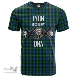 Scottish Lyon Its In My DNA Plaid Family Crest Tartan T Shirt Scottish Plaid Tartan Plaid - ScotsTee - scotstee.com