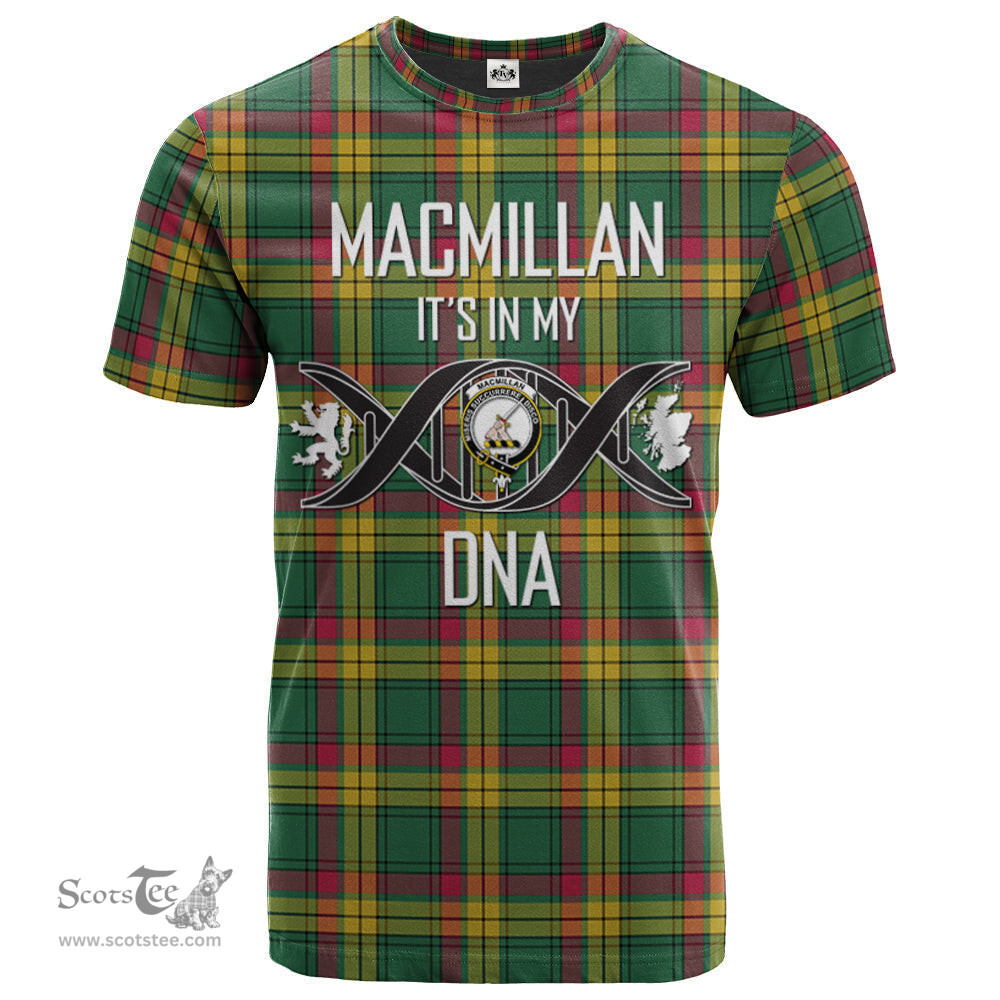 Scottish MacMillan Old Ancient Its In My DNA Plaid Family Crest Tartan T Shirt Scottish Plaid Tartan Plaid - ScotsTee - scotstee.com