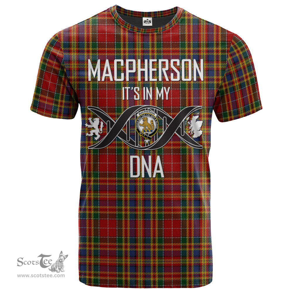 Scottish MacPherson 04 Its In My DNA Plaid Family Crest Tartan T Shirt Scottish Plaid Tartan Plaid - ScotsTee - scotstee.com