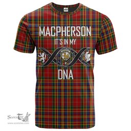 Scottish MacPherson 04 Its In My DNA Plaid Family Crest Tartan T Shirt Scottish Plaid Tartan Plaid - ScotsTee - scotstee.com