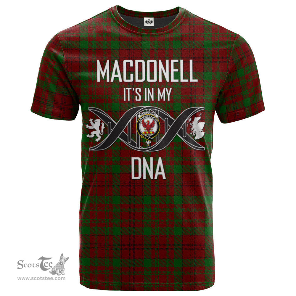 Scottish MacDonell of Keppoch 03 Its In My DNA Plaid Family Crest Tartan T Shirt Scottish Plaid Tartan Plaid - ScotsTee - scotstee.com