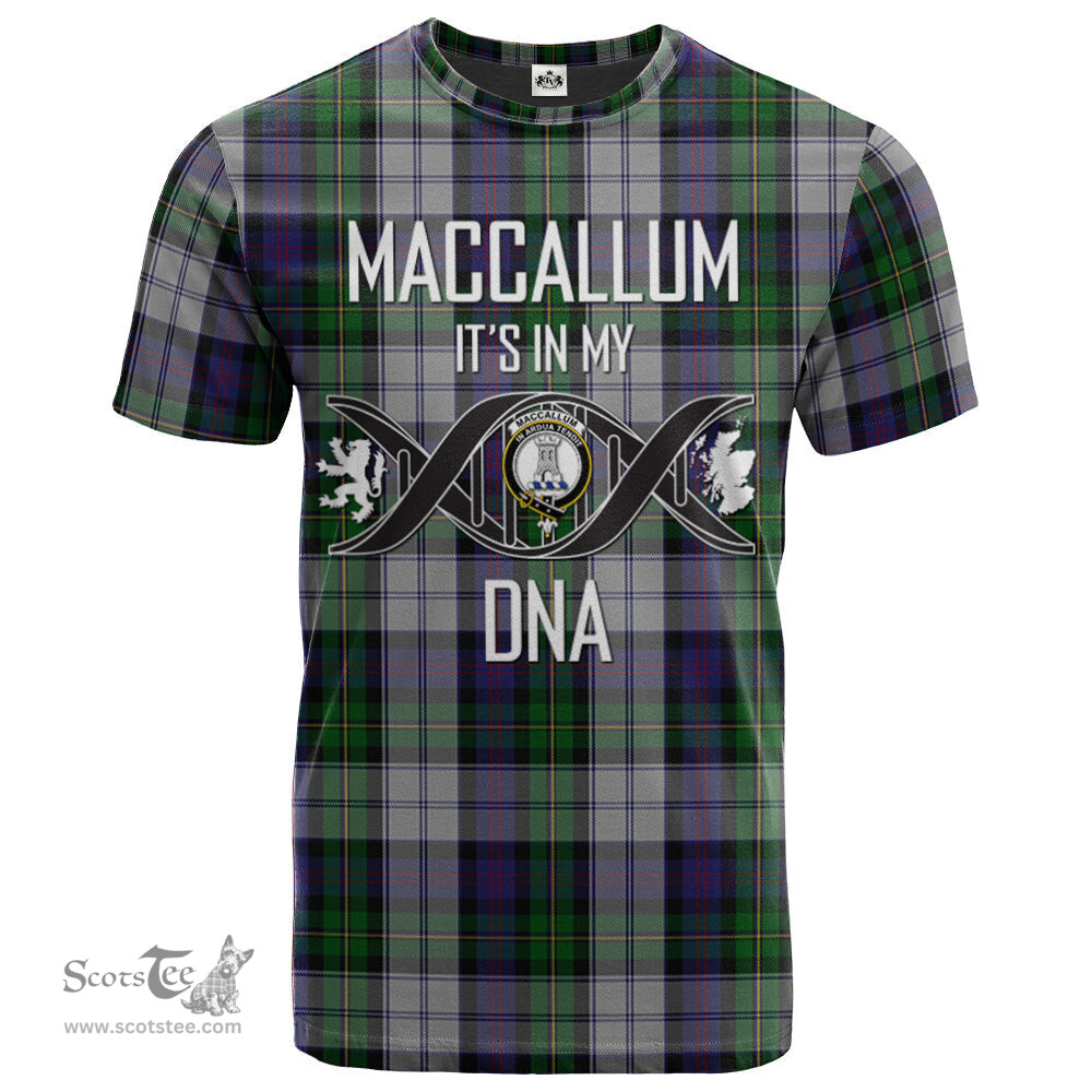 Scottish MacCallum (Malcolm) Dress 03 Its In My DNA Plaid Family Crest Tartan T Shirt Scottish Plaid Tartan Plaid - ScotsTee - scotstee.com