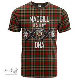 Scottish MacGill Its In My DNA Plaid Family Crest Tartan T Shirt Scottish Plaid Tartan Plaid - ScotsTee - scotstee.com
