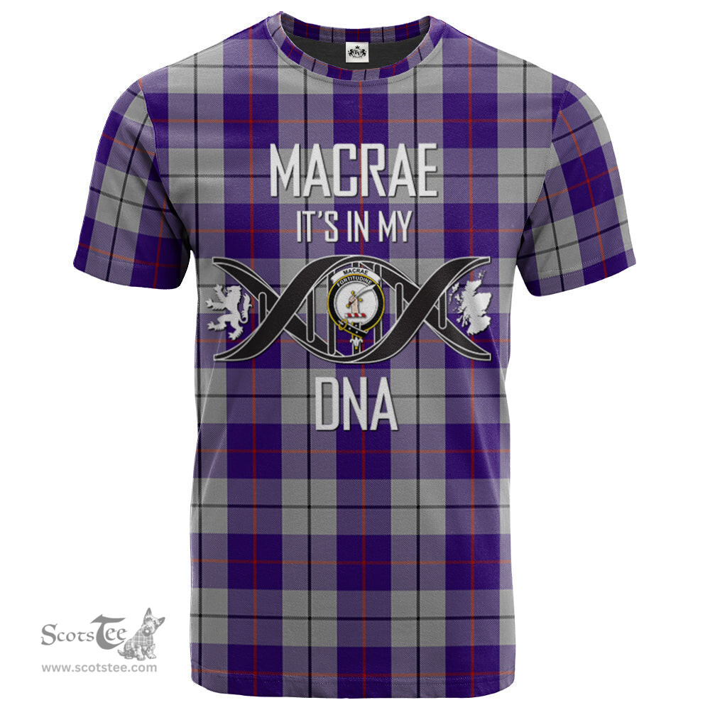 Scottish MacRae Dress Purple Its In My DNA Plaid Family Crest Tartan T Shirt Scottish Plaid Tartan Plaid - ScotsTee - scotstee.com