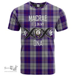 Scottish MacRae Dress Purple Its In My DNA Plaid Family Crest Tartan T Shirt Scottish Plaid Tartan Plaid - ScotsTee - scotstee.com