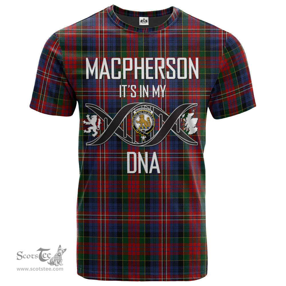 Scottish MacPherson 08 Its In My DNA Plaid Family Crest Tartan T Shirt Scottish Plaid Tartan Plaid - ScotsTee - scotstee.com