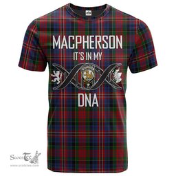 Scottish MacPherson 08 Its In My DNA Plaid Family Crest Tartan T Shirt Scottish Plaid Tartan Plaid - ScotsTee - scotstee.com
