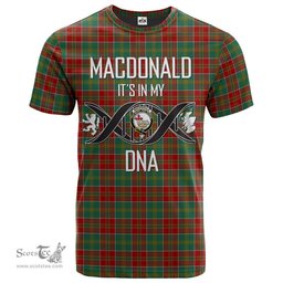 Scottish MacDonald of Kingsburgh Its In My DNA Plaid Family Crest Tartan T Shirt Scottish Plaid Tartan Plaid - ScotsTee - scotstee.com